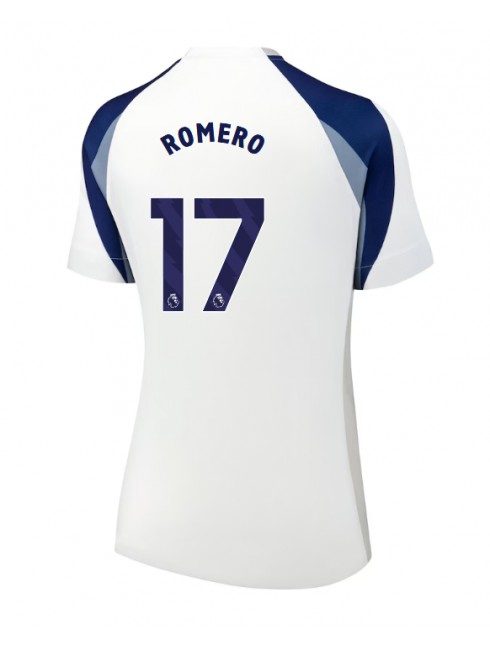 Zenske Futbalové oblečenie Tottenham Hotspur Cristian Romero #17 2025-26 Krátky Rukáv - Domáci Zenske Futbalové oblečenie Tottenham Hotspur Cristian Romero #17 2025-26 Krátky Rukáv - Domáci